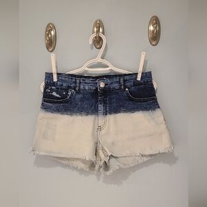 H&M Coachella ombre shorts